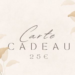 carte cadeau 25 euros