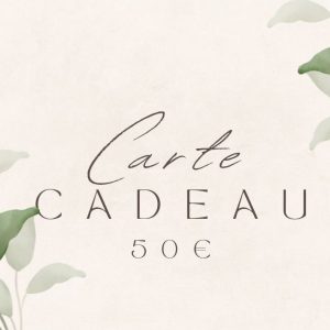Carte cadeau 50 euros